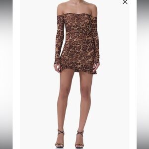 Leopard Print Mini Skirt